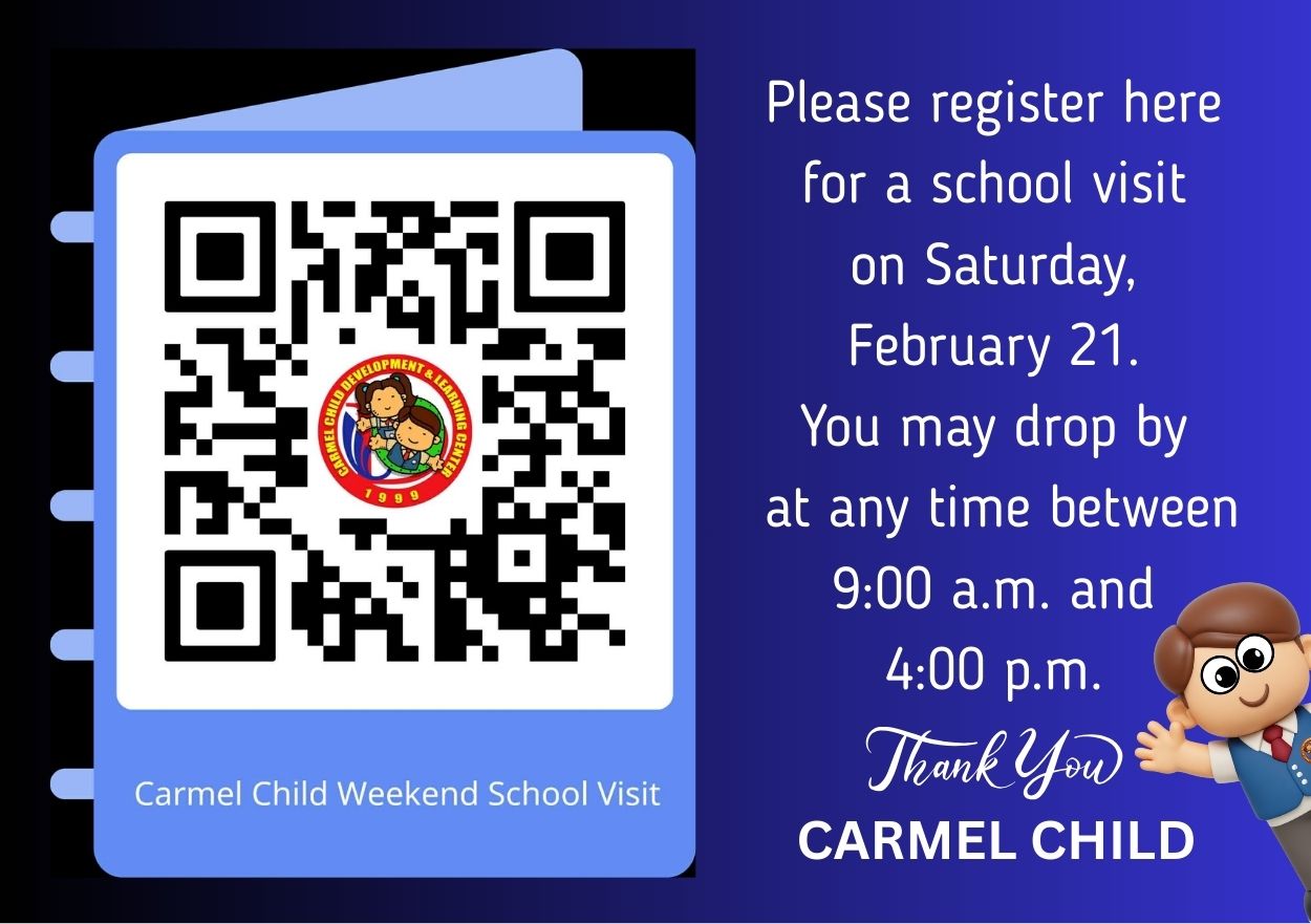 Register for Weekend School Visit - scan QR code