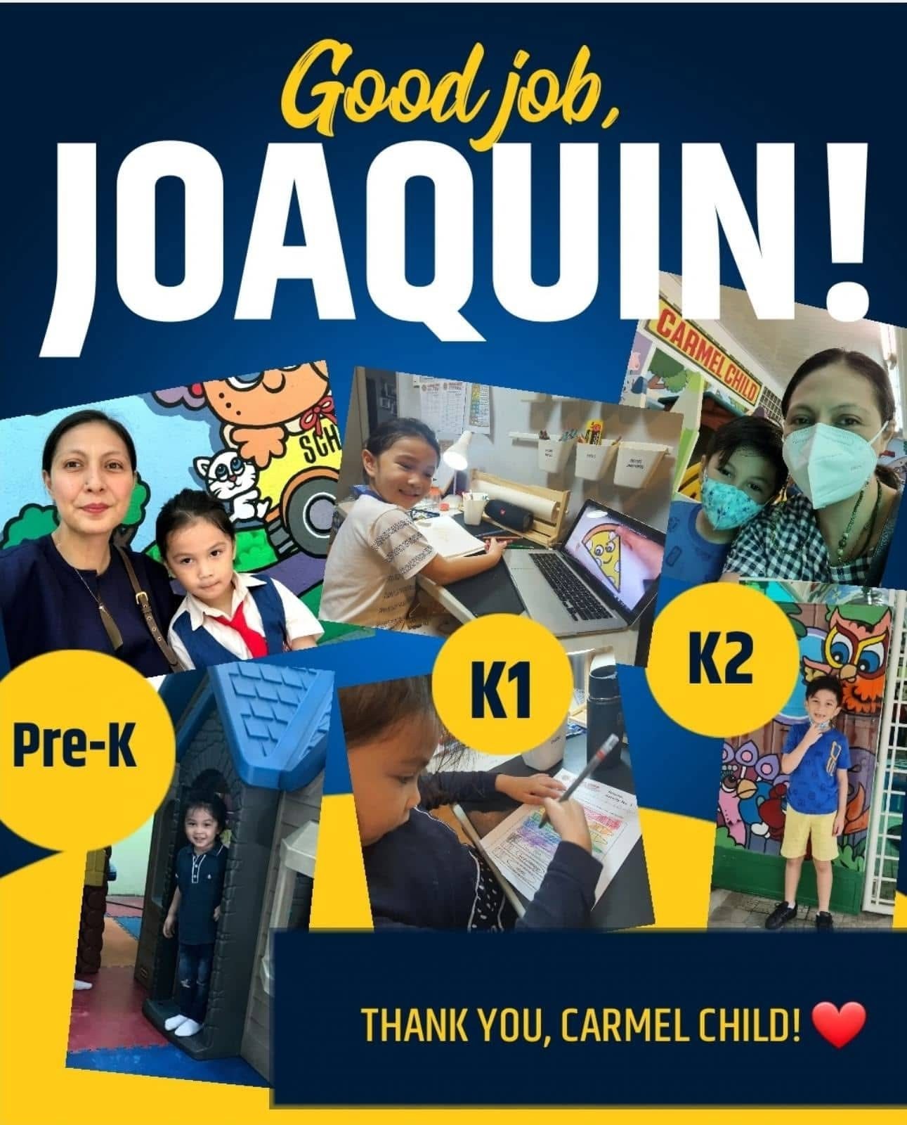 Highlight 20 - Carmel Child testimonial or achievement