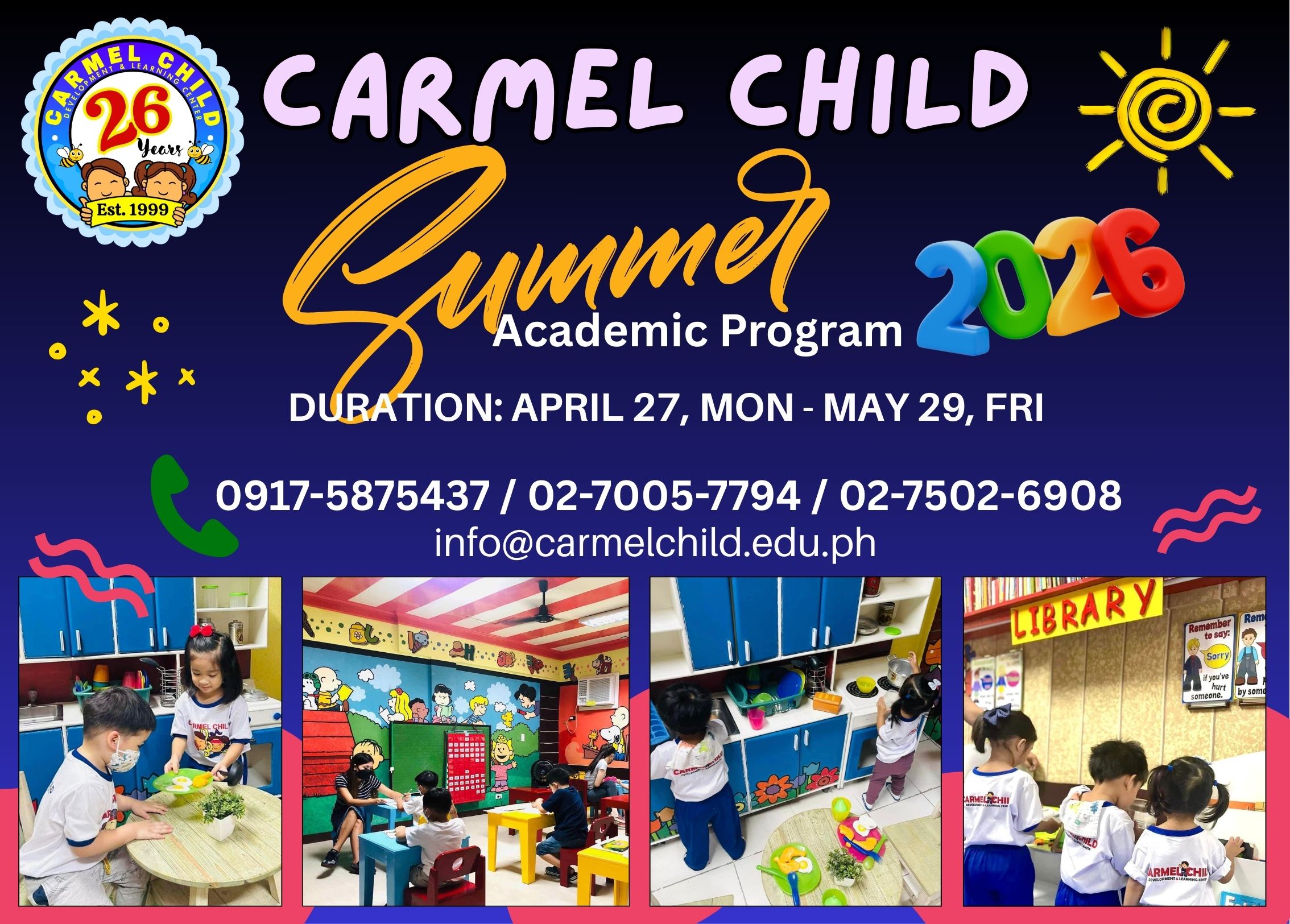 Summer Academic Program 2026 - Nursery